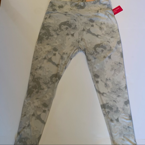 Maternity Gray tie dyed Leggings. Cropped pants. - Picture 5 of 5